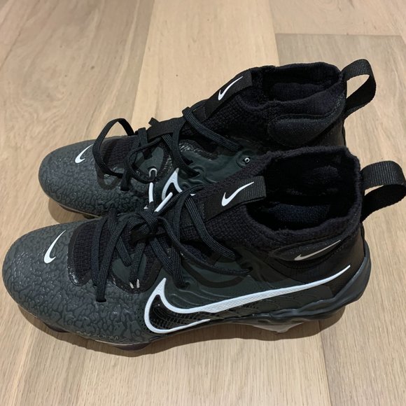 Men's Nike Metal Baseball Cleats, US Size 7.5, Black, NEW - Picture 7 of 8